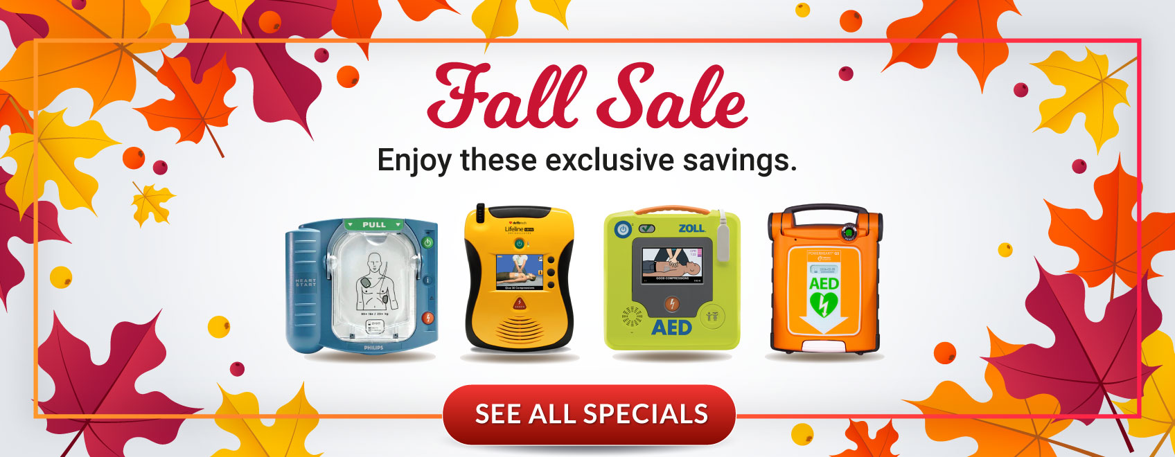 Buy an AED Device - November 2024 AED Sale