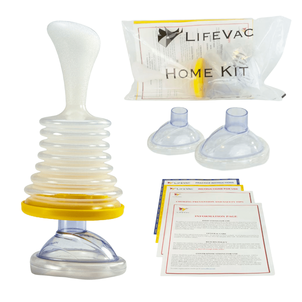 LifeVac - Choking Rescue Device Home Kit for Adult and Children First Aid  Kit, Portable Choking Rescue Device, First Aid Choking Device